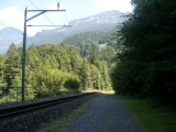 Bahnstrecke auf dem Brünigpass